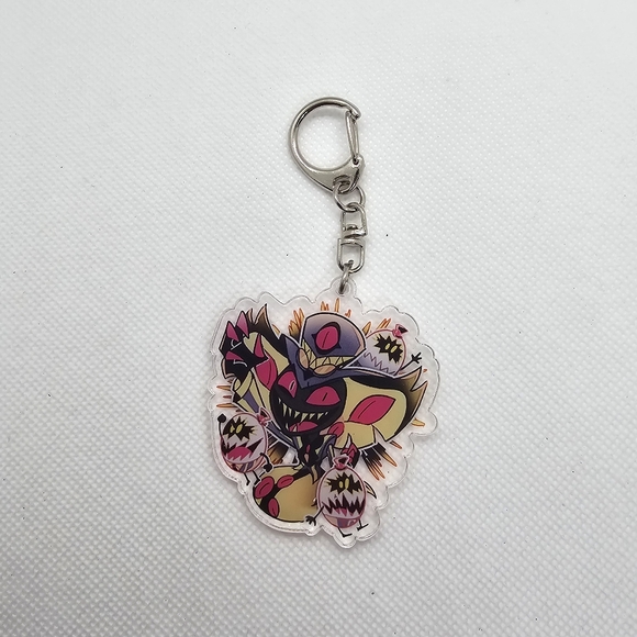 Hazbin Hotel Keychains! Angel Dust, SirPentious, Egg Bois, Cherry Bomb, Fat Nug - Picture 3 of 14